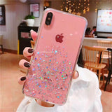 Transparente a paillettes